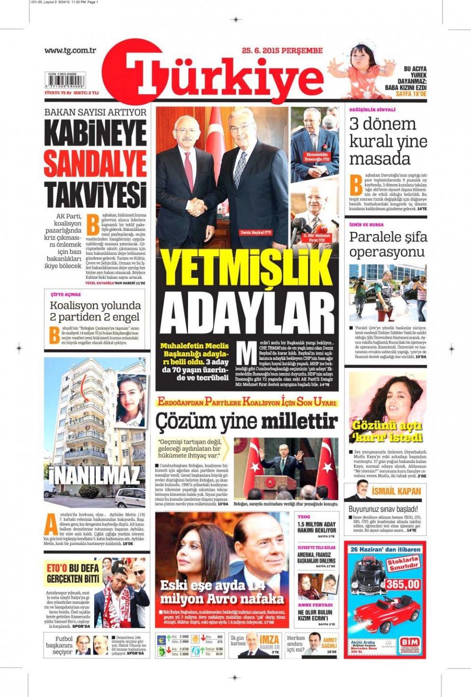 26 Haziran 2019 Perşembe 26 Haziran 2019 Perşembe
