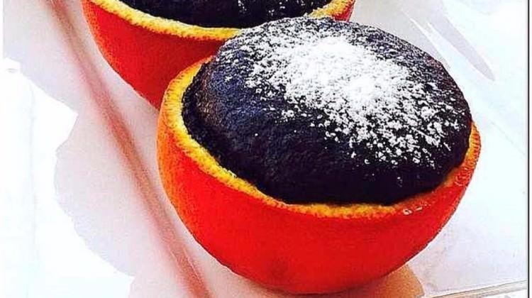 Portakal Çanağında Kakaolu Kek Tarifi Portakal Çanağında Kakaolu Kek Tarifi