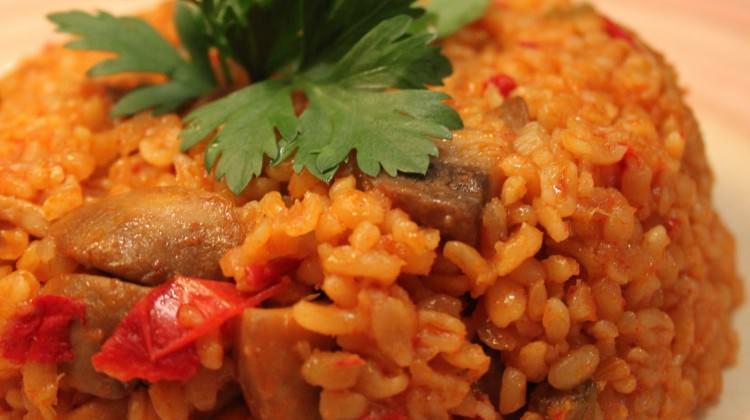 Mantarlı bulgur pilavı tarifi
