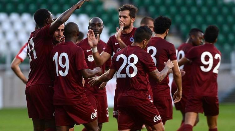 Trabzonspor'dan hazırlık maçında beş gol