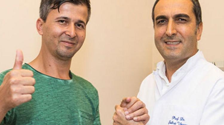 Parmağı kopan adama ayak parmağı nakledildi