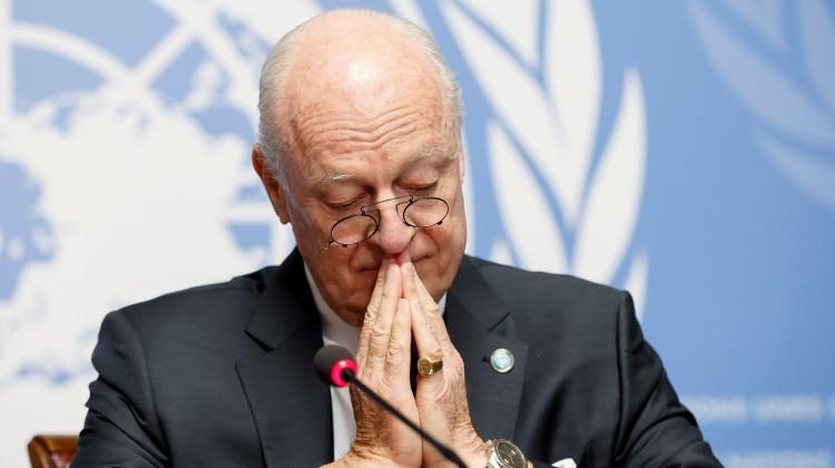 Esed rejimi, De Mistura'yı reddetti