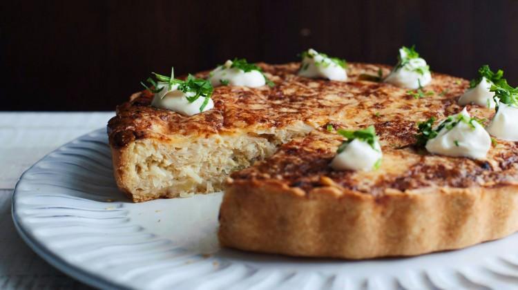 Pastırmalı ve lahanalı tart tarifi