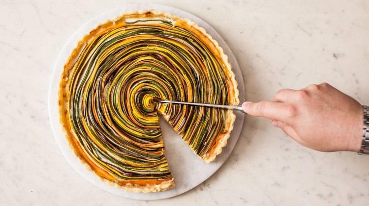 Sebzeli spiral tart tarifi Sebzeli spiral tart tarifi