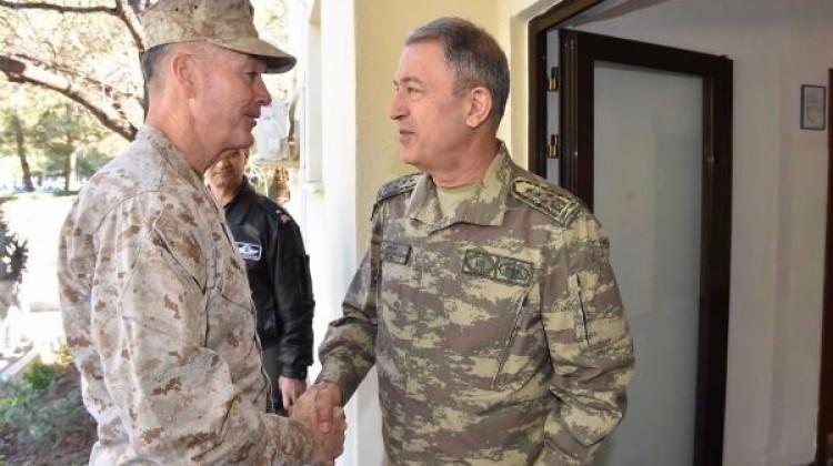 Akar ve Dunford İncirlik'te görüştü