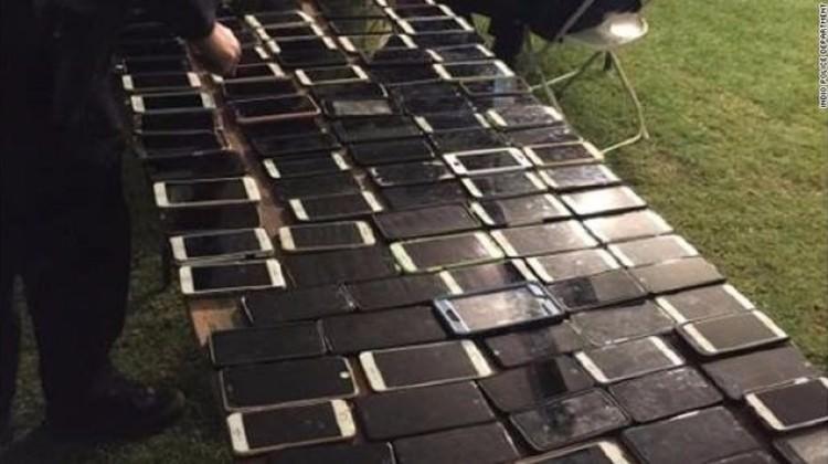 130 telefon çaldı, iPhone'dan kaçamadı