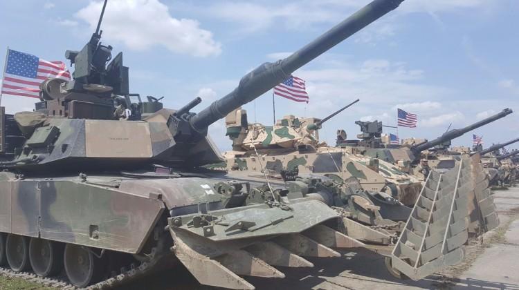 ABD askeri tankı havaya uçuruldu!