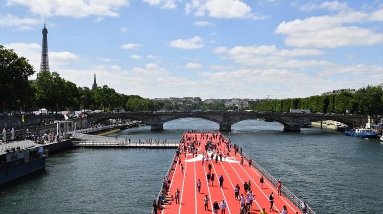 Paris'te olimpiyat oyunları etkinliği