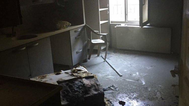 Giresun'da engelli bakım merkezinde yangın