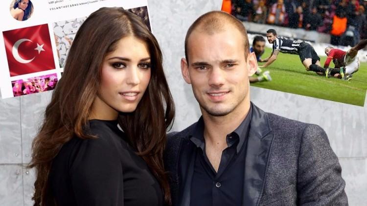 Sneijder ve eşinden Türkiye'ye anlamlı veda!