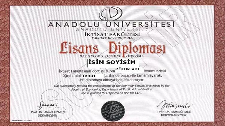 2017 (AÖF) diplomaları ne zaman verilecek?