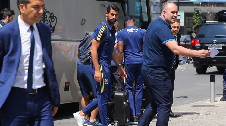 Fenerbahçe kafilesi Makedonya'ya geldi