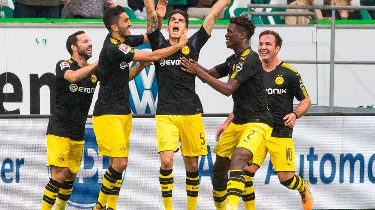 Nurili Dortmund Mario Gomezli Wolfsburg'u dağıttı