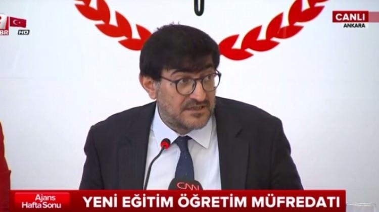 Yeni eğitim öğretim müfredatı hakkında açıklama