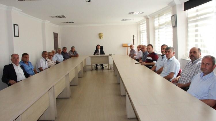 Muhtarlardan Havza Kaymakamı Yılmaz'a ziyaret