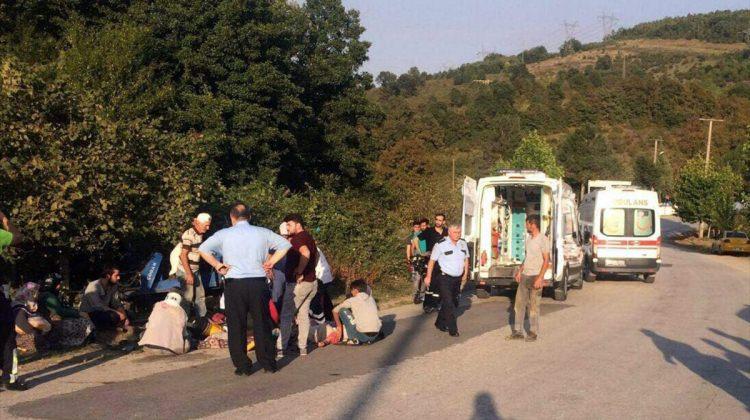 Düzce'de trafik kazası: 7 yaralı