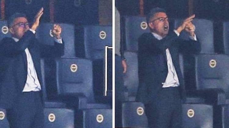 F.Bahçeli yöneticiden tribünde skandal hareket!