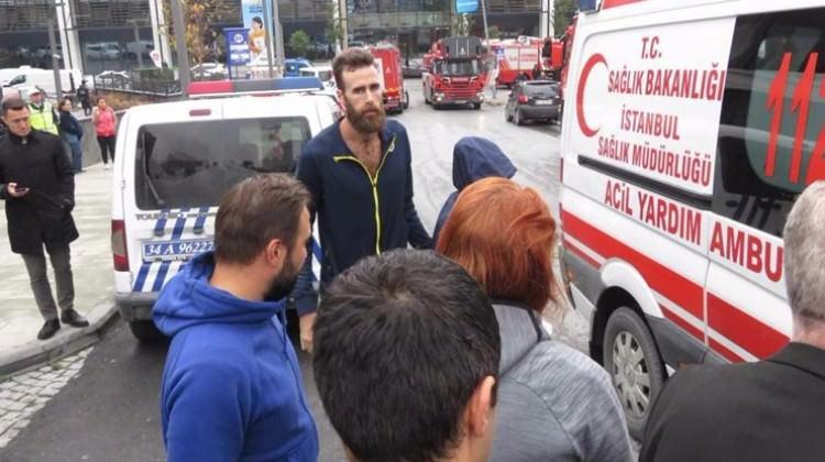 F.Bahçeli yıldız Ataşehir'deki yangından etkilendi