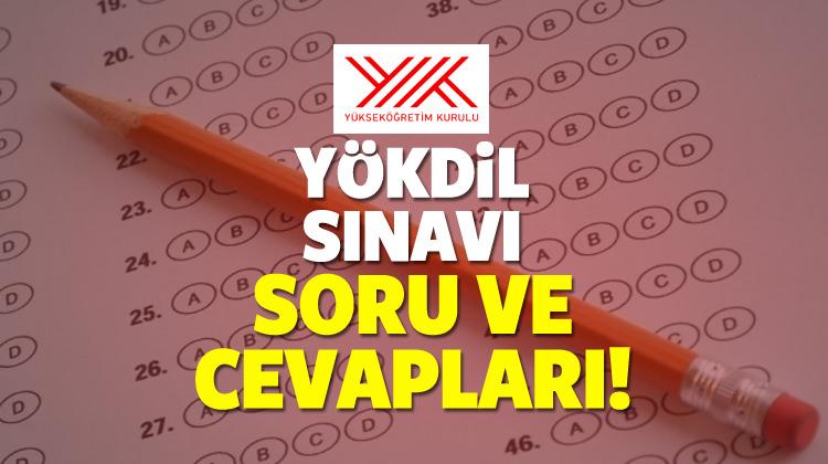 05 Kasım YÖKDİL sınav soru ve cevapları (2017)