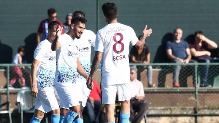 Trabzonspor özel maçta farka koştu!