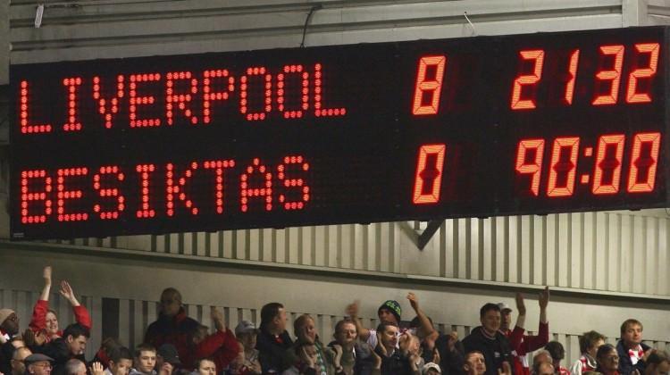 Liverpool'dan 8-0 paylaşımı