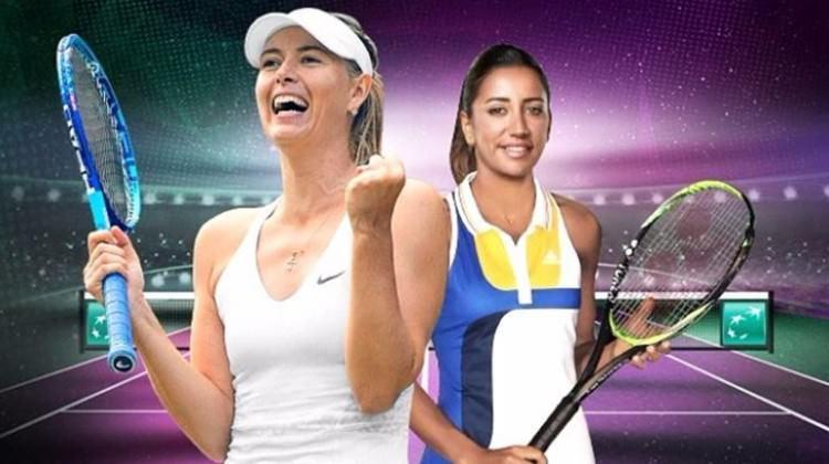 Çağla Büyükakçayın Sharapova heyecanı Çağla Büyükakçayın Sharapova heyecanı