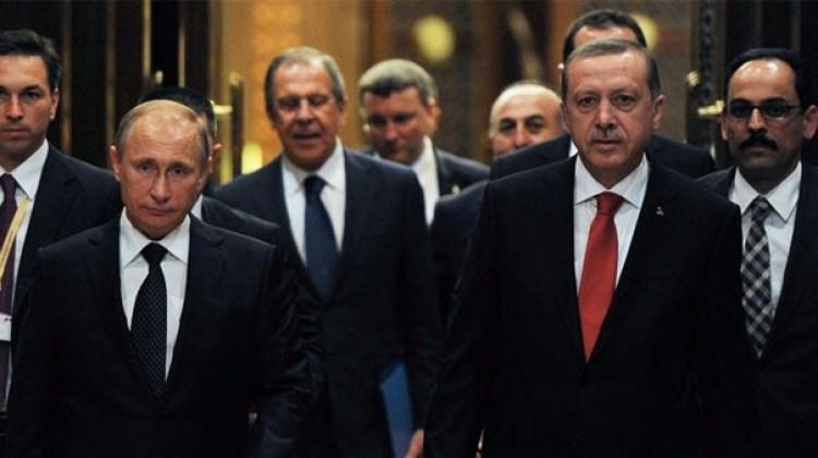 Cumhurbaşkanı Erdoğan Putin'le Kudüs'ü görüştü