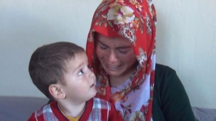 Melek annenin gözyaşları! Çocuğumu kurtarın