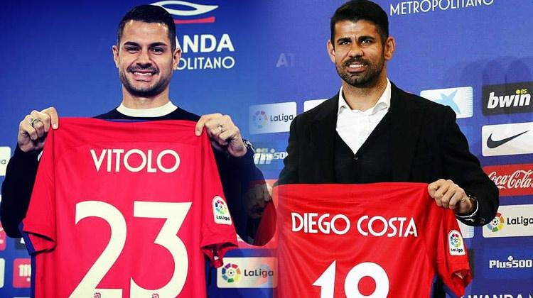 Atletico Madrid'den iki bomba! Basına tanıtıldı