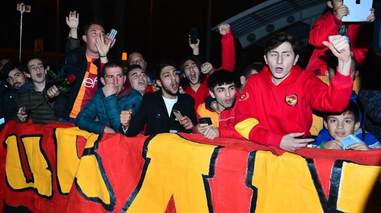 Antalya’da Galatasaray izdihamı