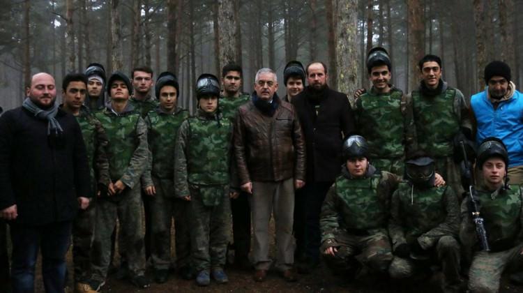 Başkan Aydın'dan Kış Gençlik Kampına ziyaret