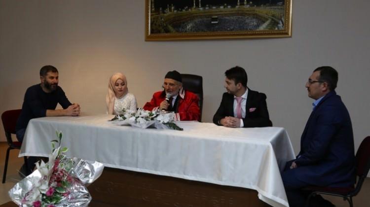 Bayburt'ta müftünün kıydığı ilk resmi nikah