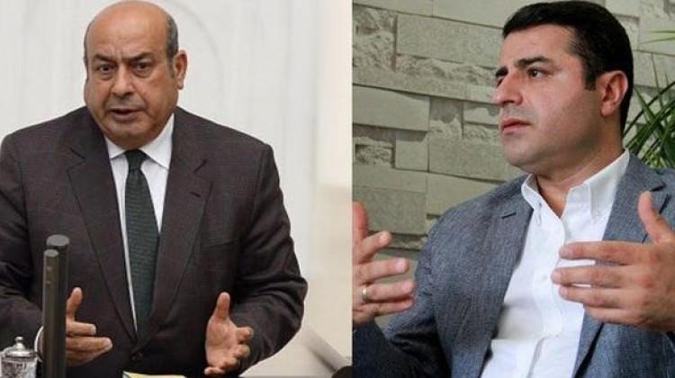 Demirtaş'tan Hasip Kaplan'a yanıt