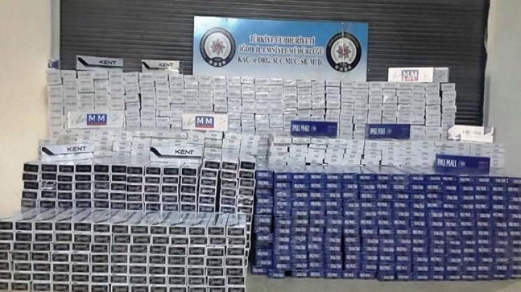 Iğdır’da kaçak sigara operasyonu