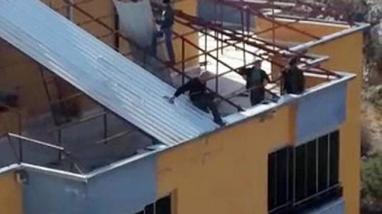 İş güvenliğini hiçe saydı, cambazlık yaptı