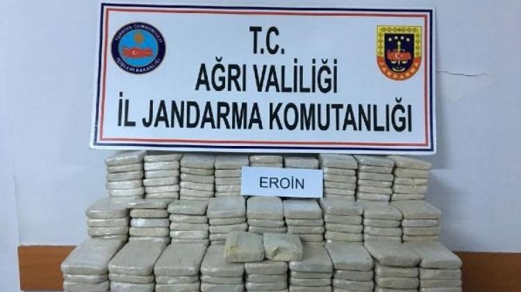 Ağrı’da 212 kilo eroin ele geçirildi