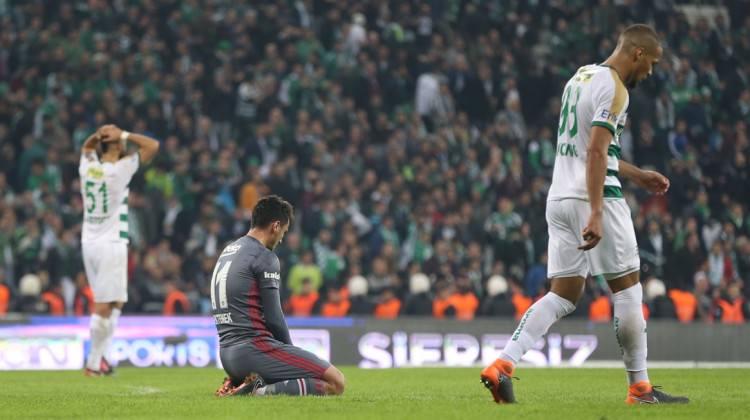 Bursaspor'da 1 puan üzüntüsü