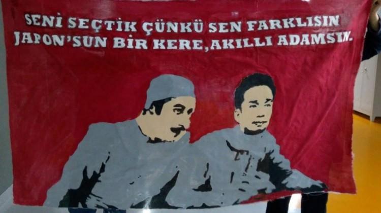 G.Saraylı taraftardan yeni transfere GORA pankartı