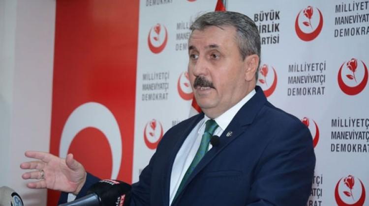 Mustafa Destici'den ittifak açıklaması Mustafa Destici'den ittifak açıklaması