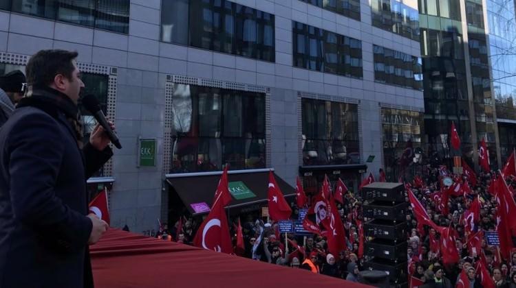 UETD'den "Birlik, Beraberlik ve Kardeşlik" mitingi