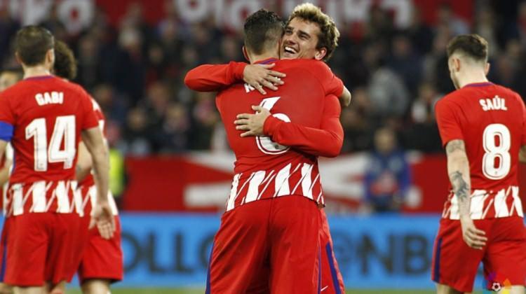 Atletico Madrid Sevilla'yı perişan etti