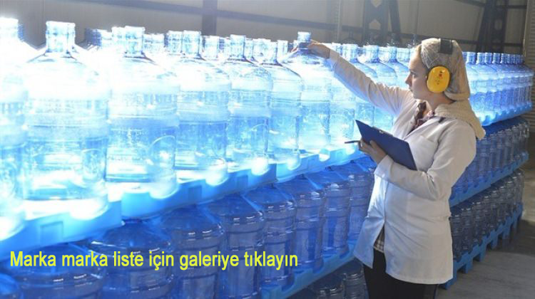 Su raporu açıklandı! İşte marka marka liste