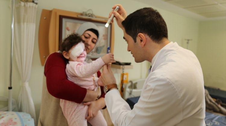 Şaşılık sorunu bulunan bebeğe Valilik sahip çıktı