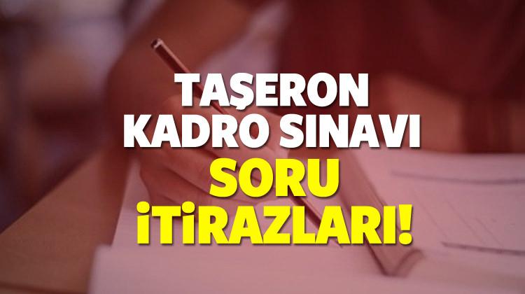 Bakanlıktan kritik uyarı! Taşeron kadro sınav soruları için itiraz...