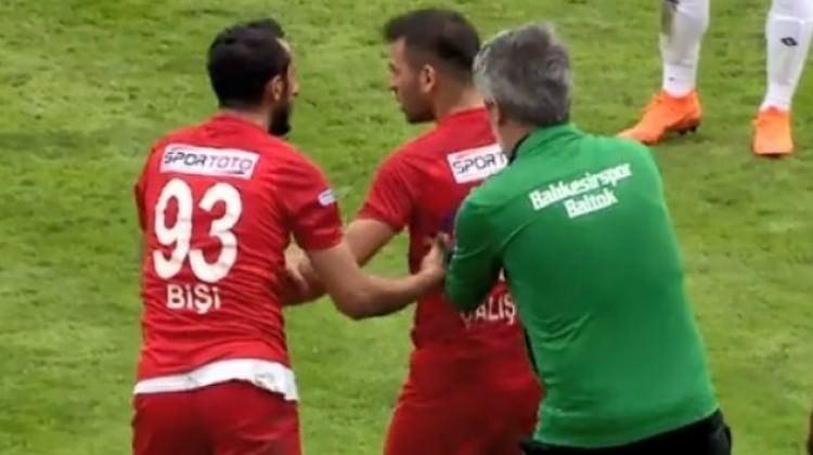 Sahalarda ender görülen olay! Maçtan çıkmak istedi