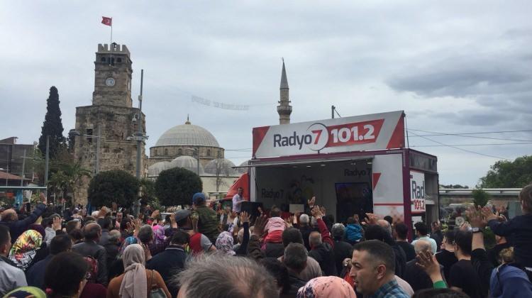 Antaya’da Radyo 7 rüzgârı