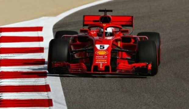 Bahreyn'de pole pozisyonu Vettel'in