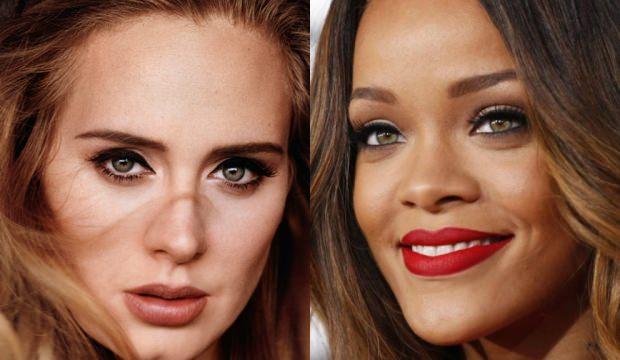 Adele: Rihannanın nefes kesici güzelliği vardı Adele: Rihannanın nefes kesici güzelliği vardı
