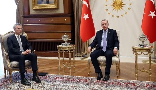 Erdoğan, NATO Genel Sekreteri'ni kabul etti