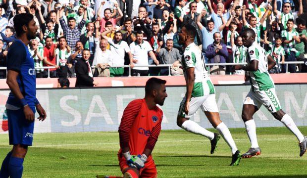 Konyaspor'dan hayati galibiyet!